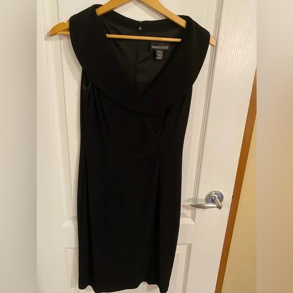 Frank Lyman Designer Black Dress - Picture 1 of 4